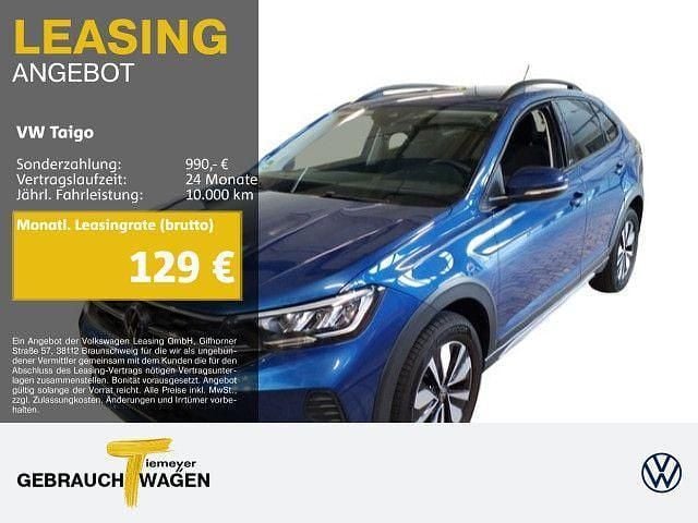 Blau Gebraucht 2024 VW Taigo Move SUV | 18.950 € (Guter Preis) - Bild 1/4