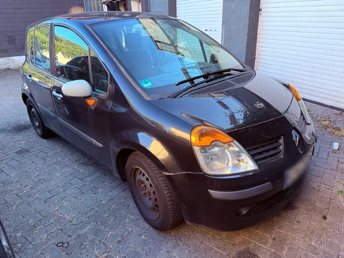 Gebraucht Renault Modus 88 PS (64 kW) 2006 Schwarz Van / Kleinbus