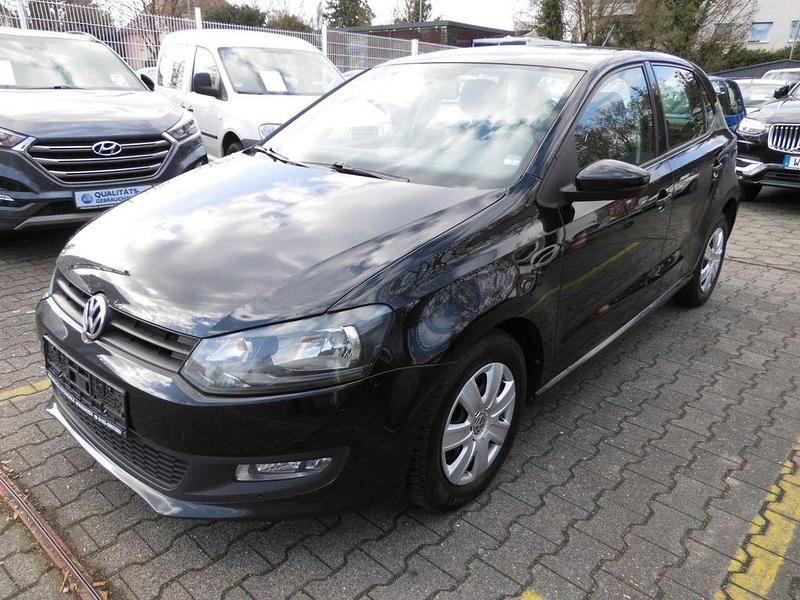 Gebraucht VW Polo Trendline 60 PS (44 kW) 2010 Schwarz Kleinwagen