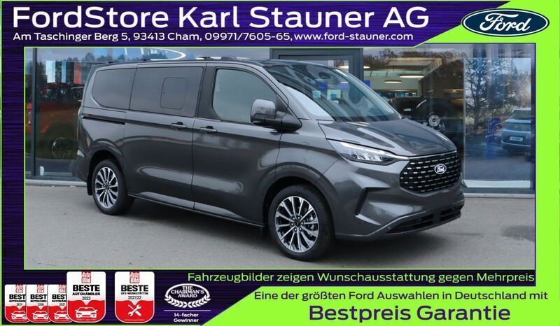 Weiß Neu 2025 Ford Tourneo Custom Titanium X Van / Kleinbus | 55.980 € (Superpreis) - Bild 1/4
