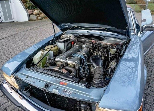 Gebraucht Mercedes SL280 177 PS (130 kW) 1977 Blau metallic Cabrio