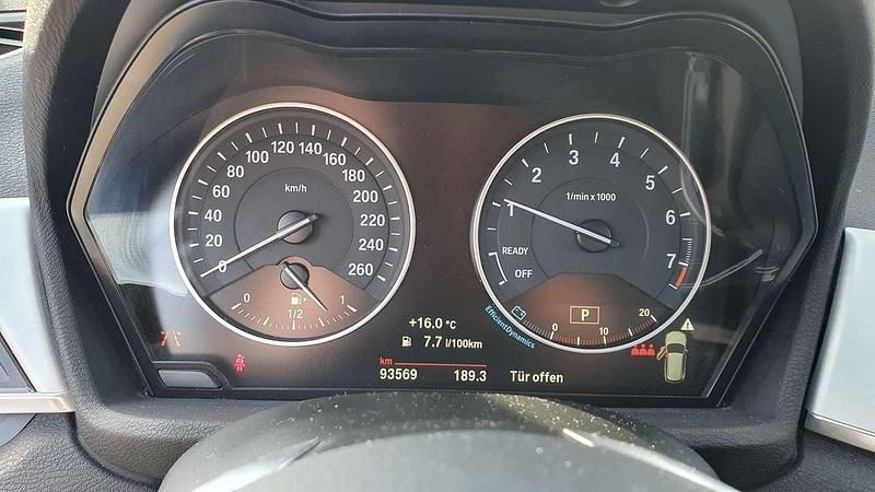 Gebraucht BMW X1 xLine 136 PS (100 kW) 2016 Schwarz SUV