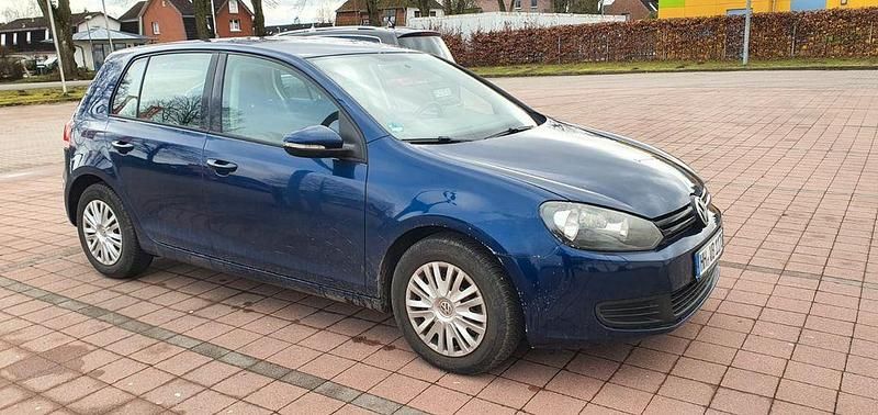 Gebraucht VW Golf VI Trendline 80 PS (58 kW) 2010 Blau Kleinwagen
