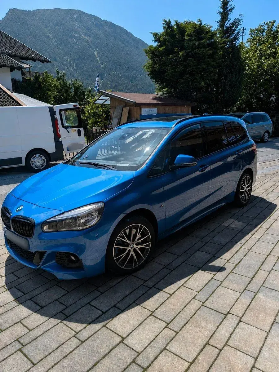 Gebraucht BMW 220 Gran Tourer M Sport 192 PS (141 kW) 2016 Blau Van / Kleinbus