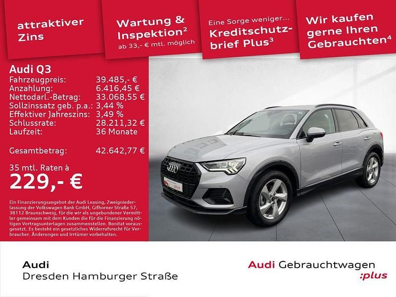Gebraucht Audi Q3 Advanced Plus 150 PS (110 kW) 2025 Florettsilber metallic SUV