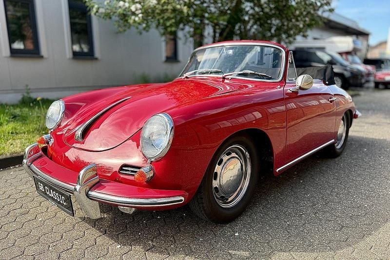Second-hand Porsche 356 95 CP (69 kW) 1964 Roșu Cabrio