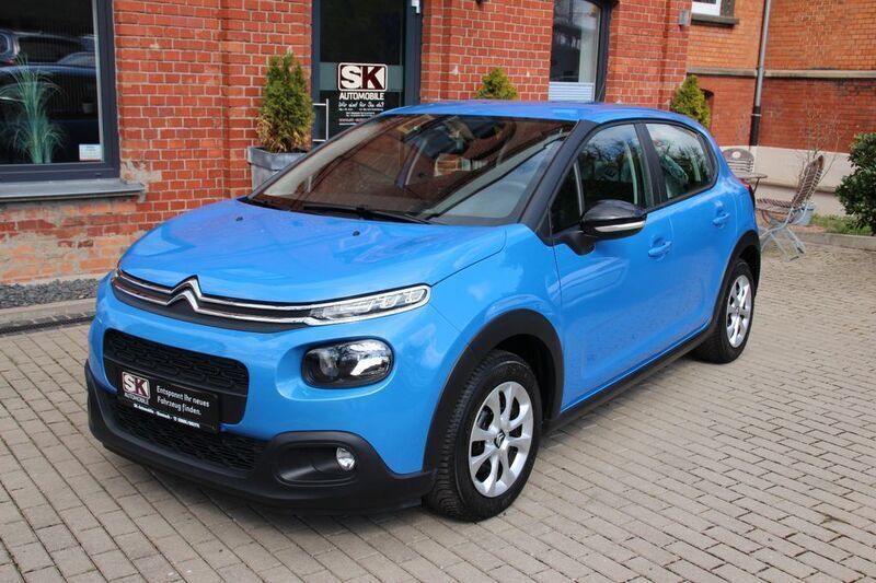 Blau Gebraucht 2018 Citroën C3 Feel Kleinwagen | 12.899 € (Fairer Preis) - Bild 1/4