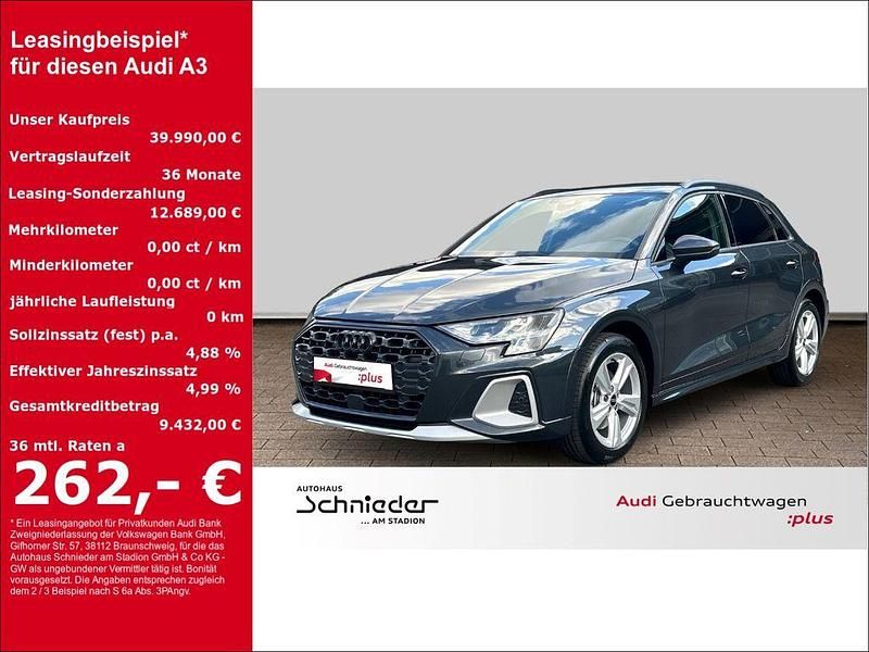 Grau Gebraucht 2025 Audi A3 Ambiente Limousine | 39.990 € - Bild 1/4