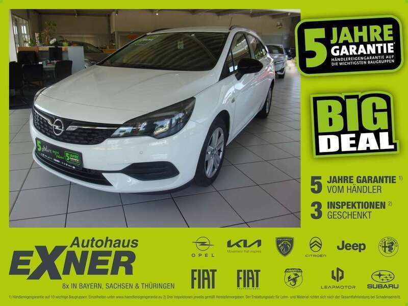 Schnee weiss Gebraucht 2021 Opel Astra Edition Kombi | 10.490 € (Etwas zu teuer) - Bild 1/4