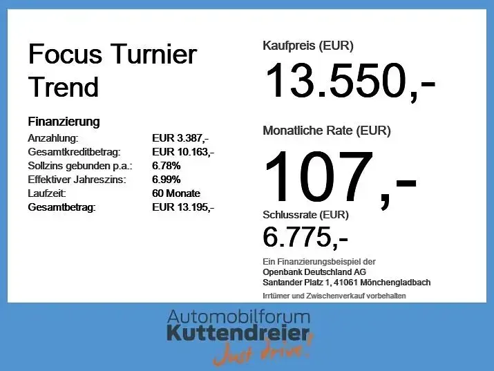 Gebraucht Ford Focus Trend 125 PS (91 kW) 2020 Frostweiß Kombi