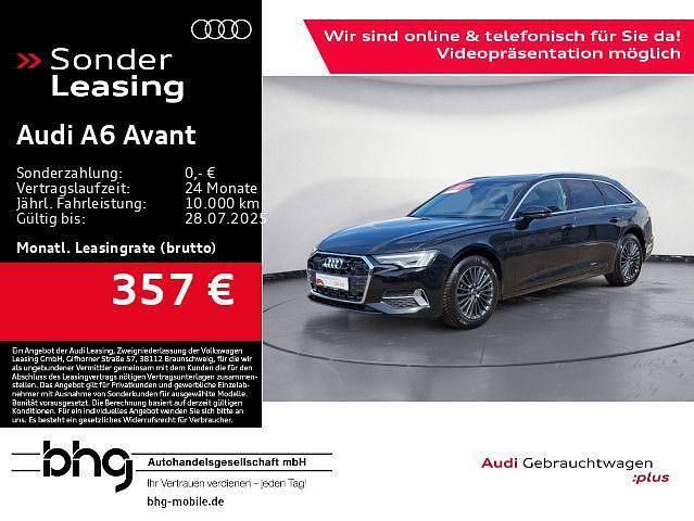 Mythosschwarz metallic Gebraucht 2024 Audi A6 Advanced Kombi | 45.930 € - Bild 1/4