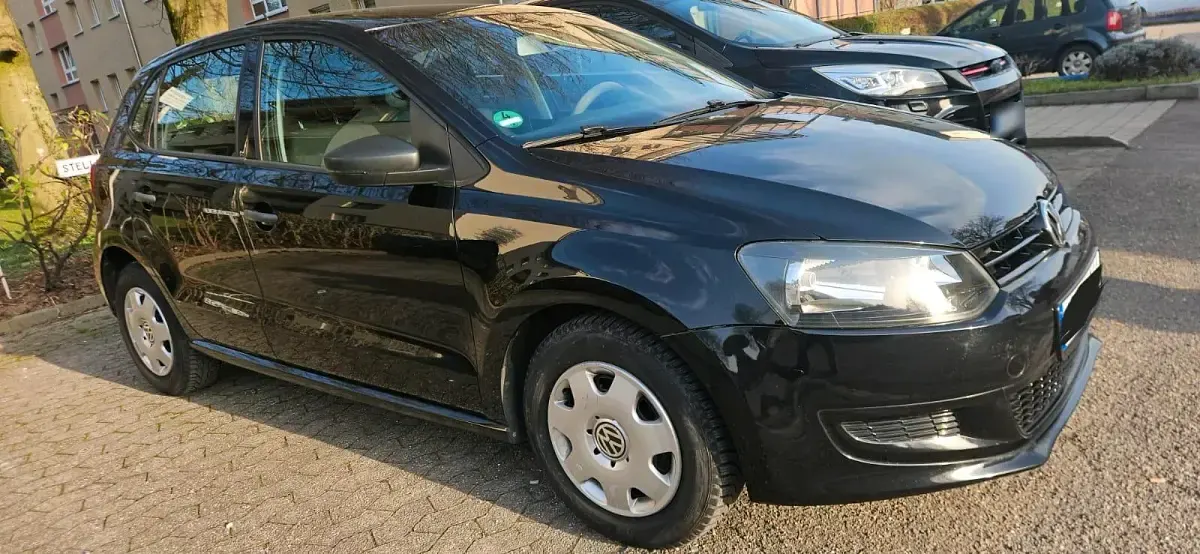 Gebraucht VW Polo 69 PS (50 kW) 2009 Schwarz Kleinwagen