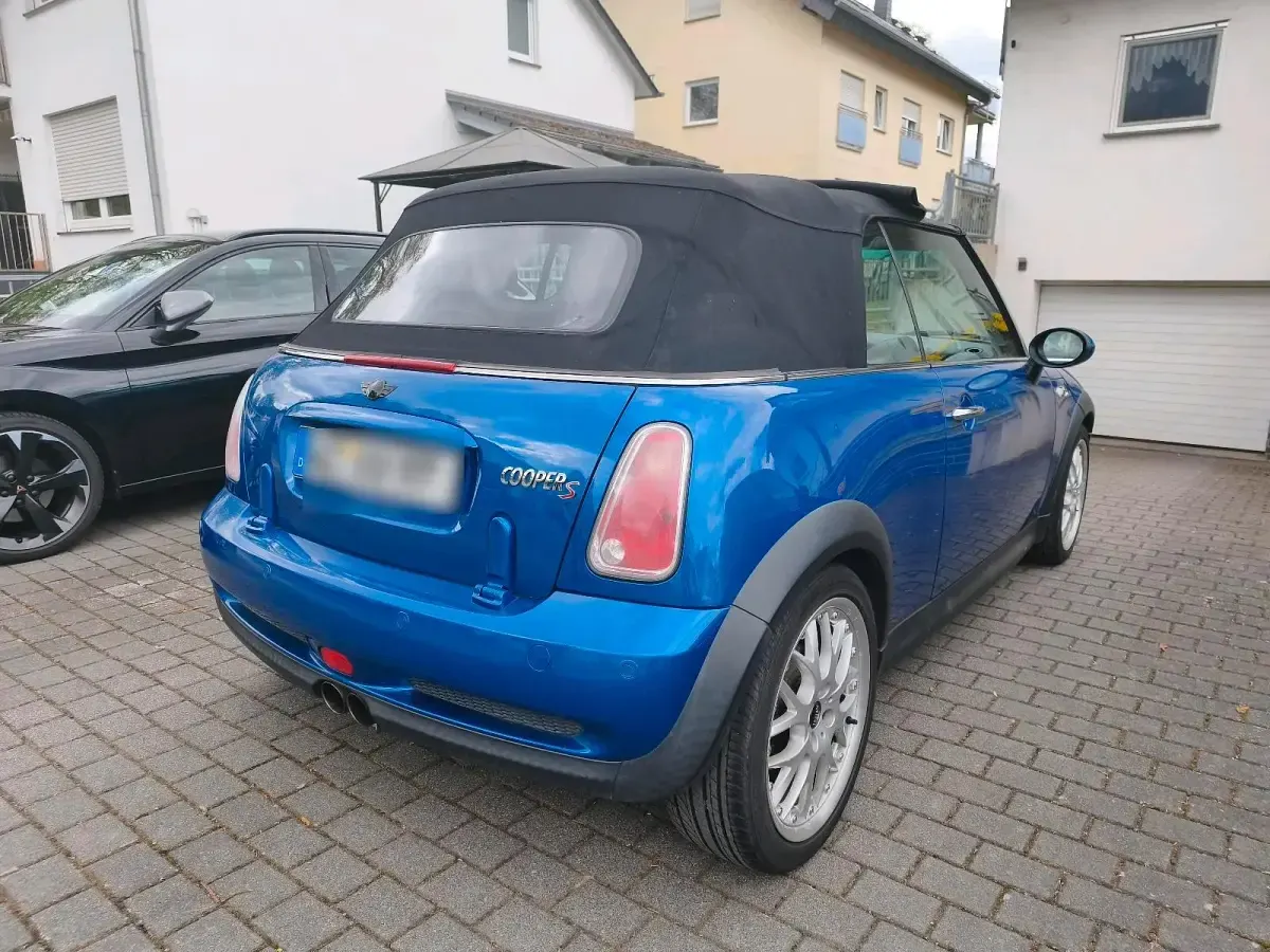 Gebraucht Mini John Cooper Works Cabriolet 211 PS (155 kW) 2004 Blau Cabrio