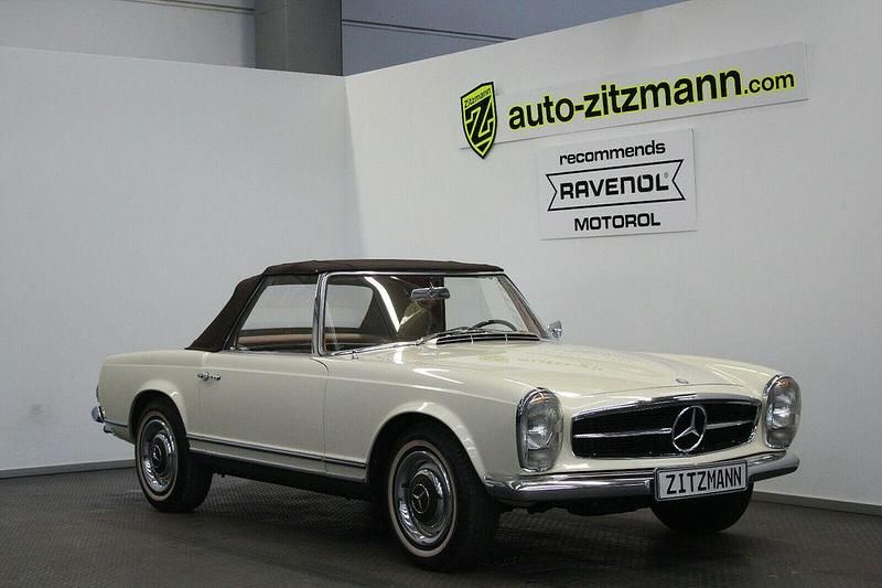 Hellelfenbein Gebraucht 1967 Mercedes 250 Cabrio | 122.900 € - Bild 1/4