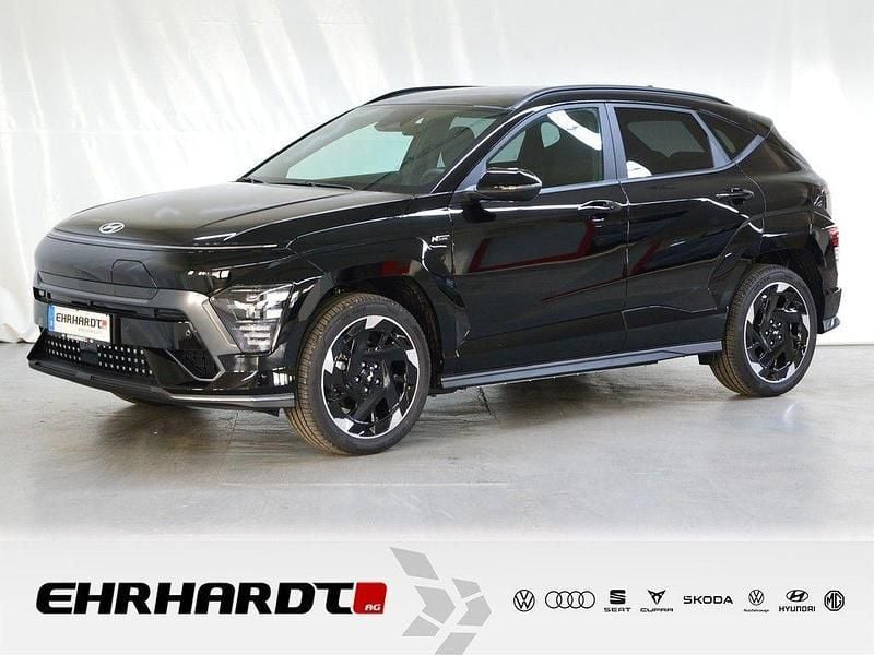 Abyss black pearl Gebraucht 2025 Hyundai Kona N Line SUV | 37.990 € (Fairer Preis) - Bild 1/3
