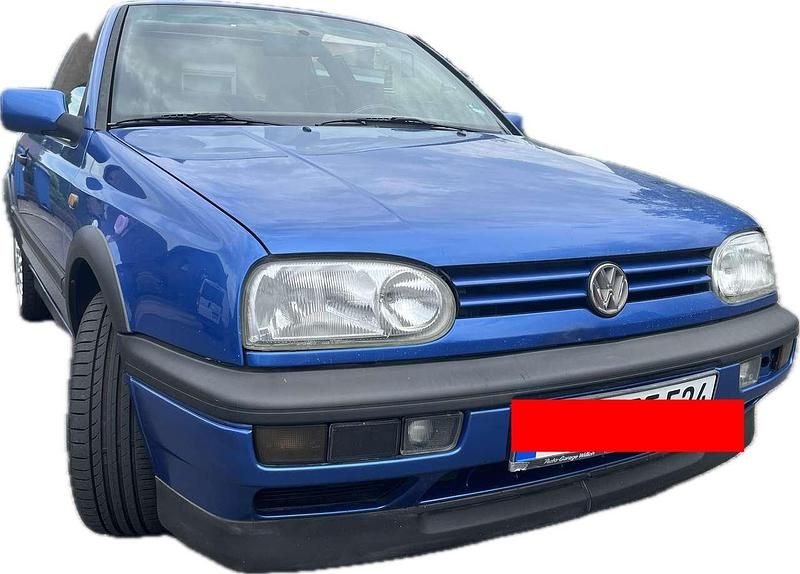 Blau Gebraucht 1998 VW Golf Cabriolet Edition Cabrio | 4.500 € - Bild 1/4