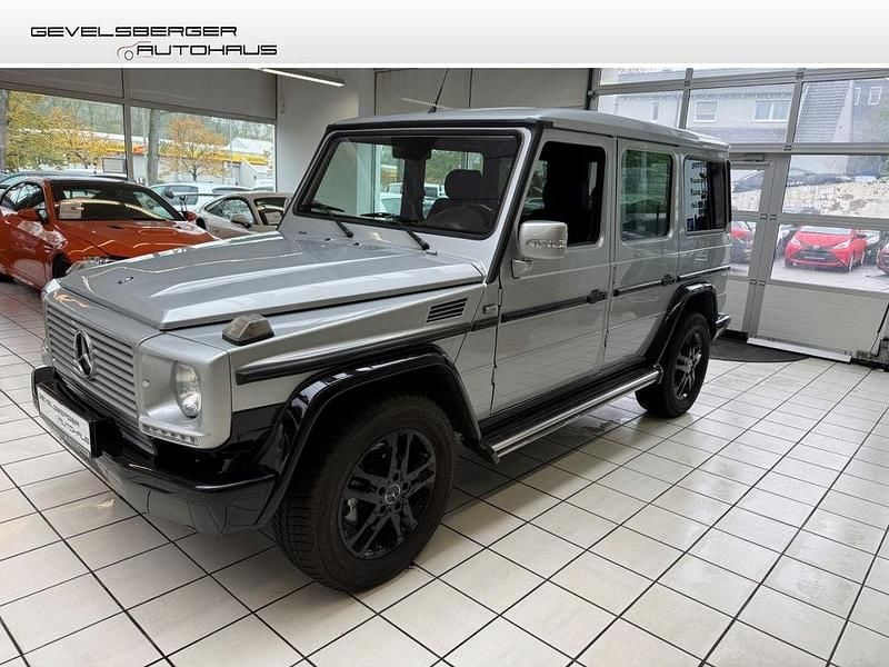 Brillantsilber metallic Gebraucht 1999 Mercedes G500 SUV | 24.980 € (Superpreis) - Bild 1/4