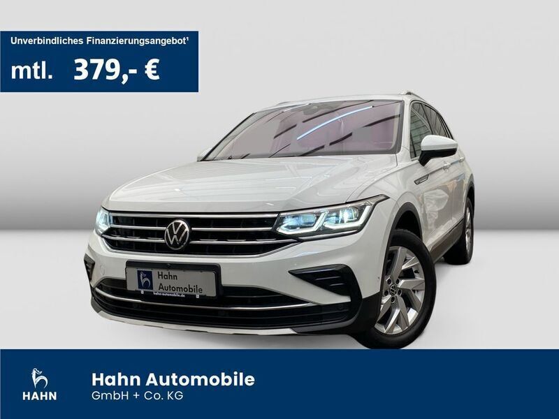 Pure white Gebraucht 2022 VW Tiguan Elegance SUV | 29.930 € (Fairer Preis) - Bild 1/3