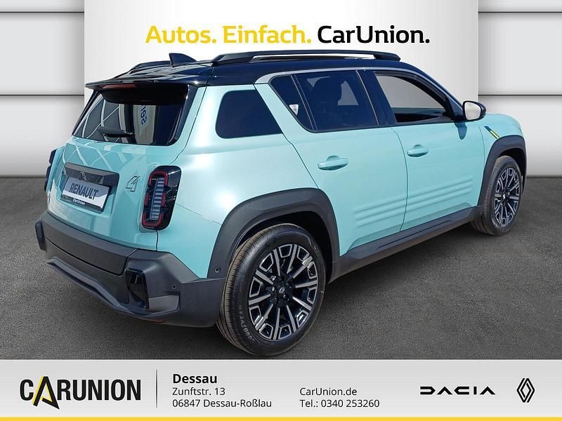 Ny Renault 4 E-Tech Iconic 110 kW (150 HK) 2026 Grøn SUV