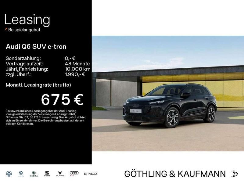 Neu Audi Q6 e-tron S-Line 225 kW (306 PS) 2026 Mythosschwarz metallic SUV