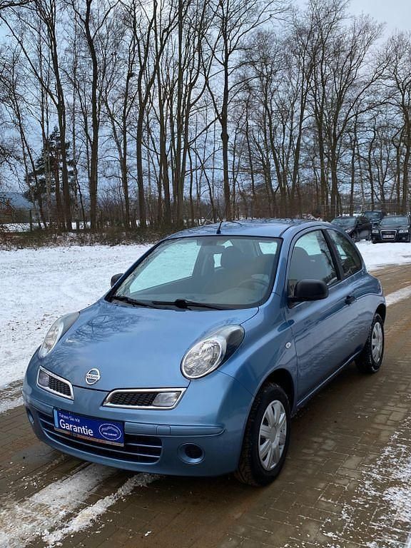 Blau Gebraucht 2009 Nissan Micra Visia Limousine | 1.750 € (Fairer Preis) - Bild 1/4
