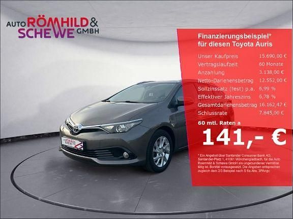 Gebraucht Toyota Auris Basis 116 PS (85 kW) 2016 Platinum bronze metallic