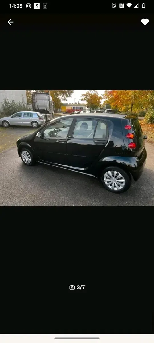 Second-hand Smart ForFour Pulse 74 CP (54 kW) 2004 Negru Hatchback