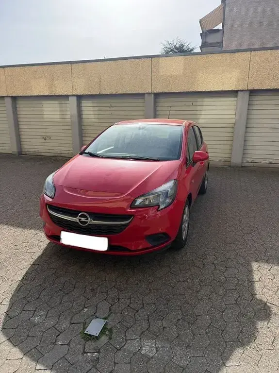 Używany Opel Corsa Edition 90 KM (66 kW) 2017 Czerwony Hatchback