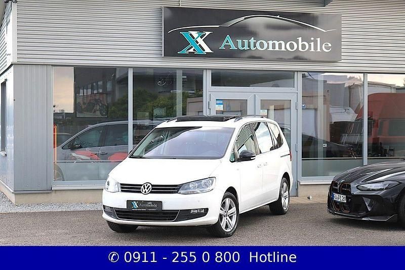 Weiß Gebraucht 2012 VW Sharan Match Van / Kleinbus | 10.950 € (Guter Preis) - Bild 1/4