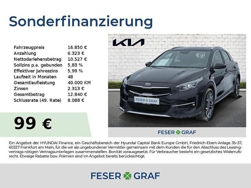 Zilinaschwarz met. Gebraucht 2020 Kia XCeed SUV | 16.850 € (Guter Preis) - Bild 1/4