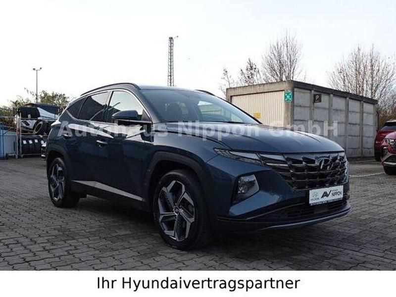Blau Gebraucht 2022 Hyundai Tucson Trend SUV | 24.985 € (Superpreis) - Bild 1/4