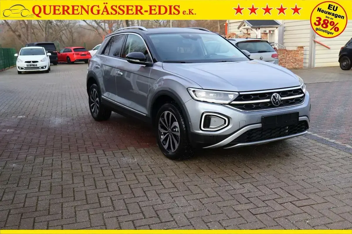 Neu VW T-Roc Style 150 PS (110 kW) 2025 Pyritsilber/ dach schwarz SUV