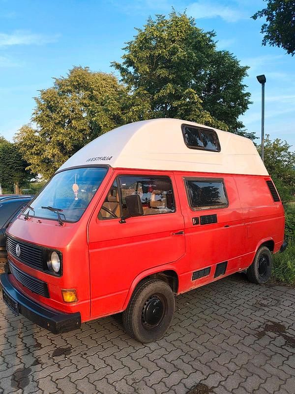 Rot Gebraucht 1987 VW T3 Van | 5.100 € - Bild 1/4