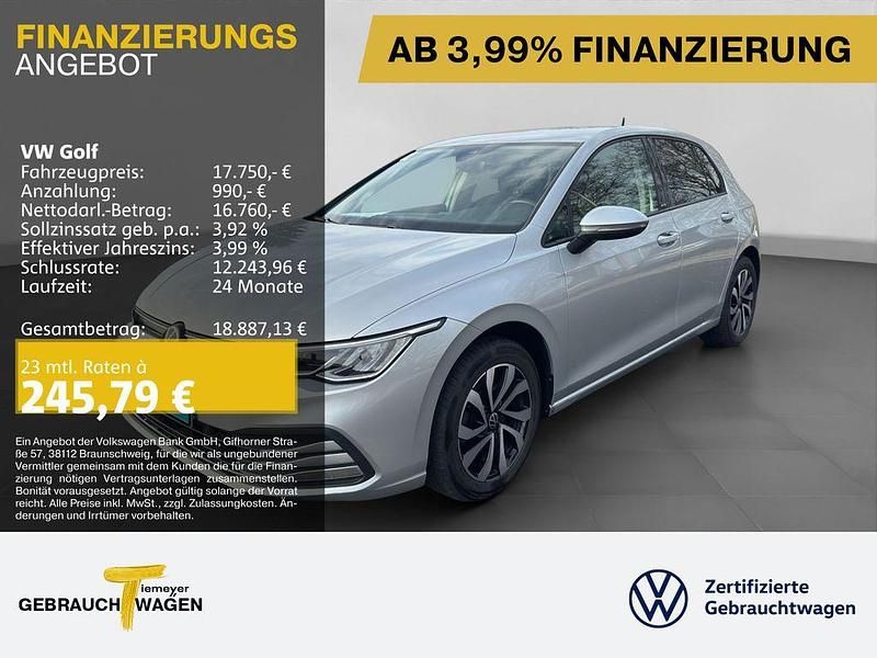 Reflexsilber metallic Gebraucht 2022 VW Golf Active Limousine | 17.750 € (Fairer Preis) - Bild 1/4