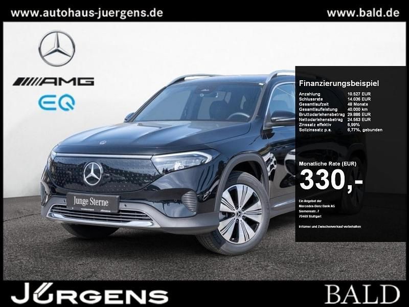 Schwarz metalliclack kosmosschwarz Gebraucht 2024 Mercedes EQB350 Progressive SUV | 42.690 € (Etwas zu teuer) - Bild 1/4