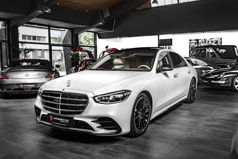 Designo magno kaschmirweß Gebraucht 2022 Mercedes S580 AMG Limousine | 104.900 € (Etwas zu teuer) - Bild 1/4