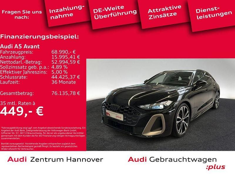 Mythosschwarz metallic Gebraucht 2025 Audi A5 Ambiente Coupé | 68.990 € - Bild 1/4