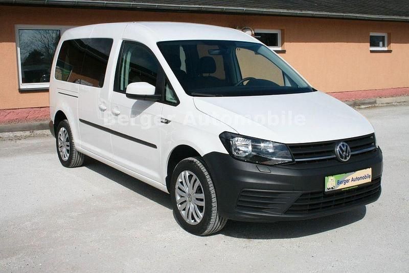 Gebraucht VW Caddy Maxi Trendline 125 PS (91 kW) 2018 Candyweiß Van / Kleinbus