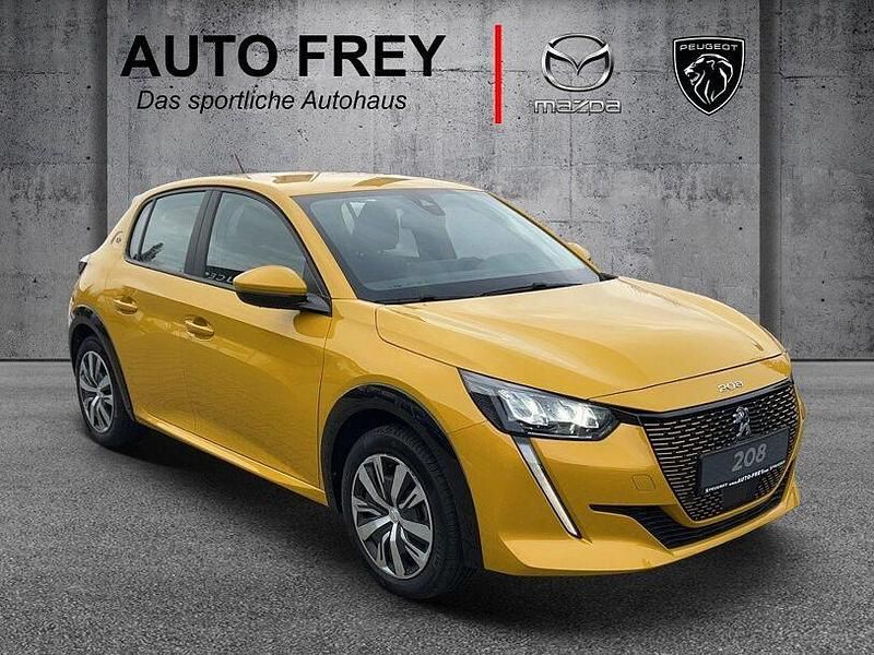 Gelb Gebraucht 2020 Peugeot e-208 Active Kleinwagen | 14.990 € (Fairer Preis) - Bild 1/3