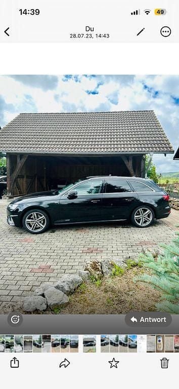 Gebraucht Audi A4 S-Line 231 PS (169 kW) 2019 Schwarz Kombi
