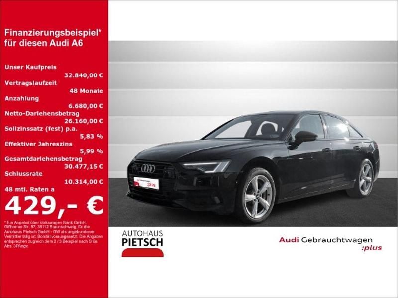 Schwarz Gebraucht 2021 Audi A6 Ambiente Limousine | 31.450 € (Guter Preis) - Bild 1/4