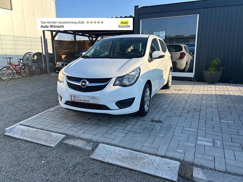Gebraucht Opel Karl Edition 75 PS (55 kW) 2017 Schneeweiss/summitwhite/arctic Kleinwagen