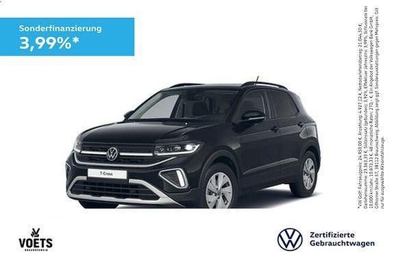 Deep black perleffekt Gebraucht 2024 VW T-Cross Life SUV | 26.950 € (Fairer Preis) - Bild 1/4