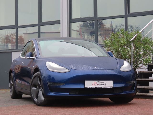 Blau Gebraucht 2019 Tesla Model 3 Long Range Limousine | 23.900 € (Fairer Preis) - Bild 1/4