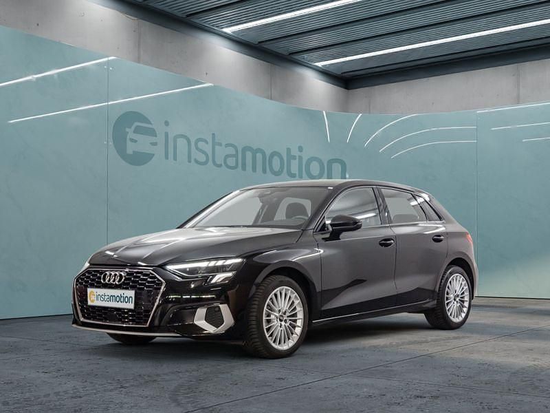 Schwarz Gebraucht 2023 Audi A3 Sportback Limousine | 25.749 € (Fairer Preis) - Bild 1/4