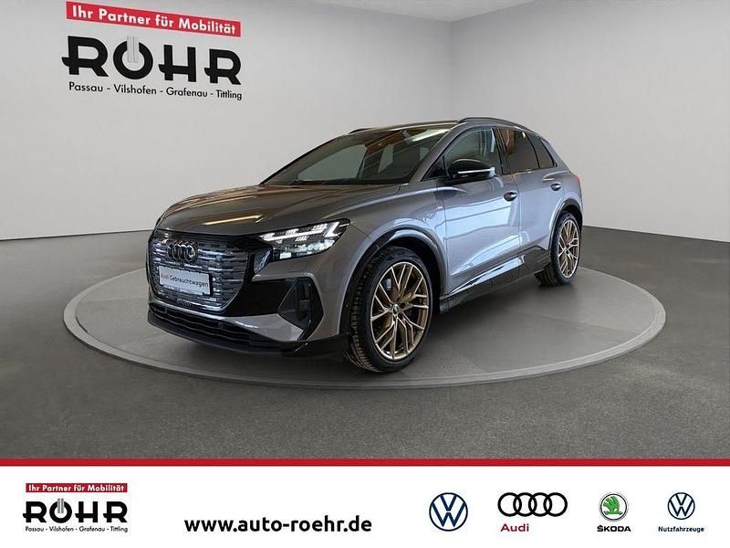 Taifungrau metallic Gebraucht 2023 Audi Q4 e-tron Ambiente SUV | 29.900 € (Superpreis) - Bild 1/4