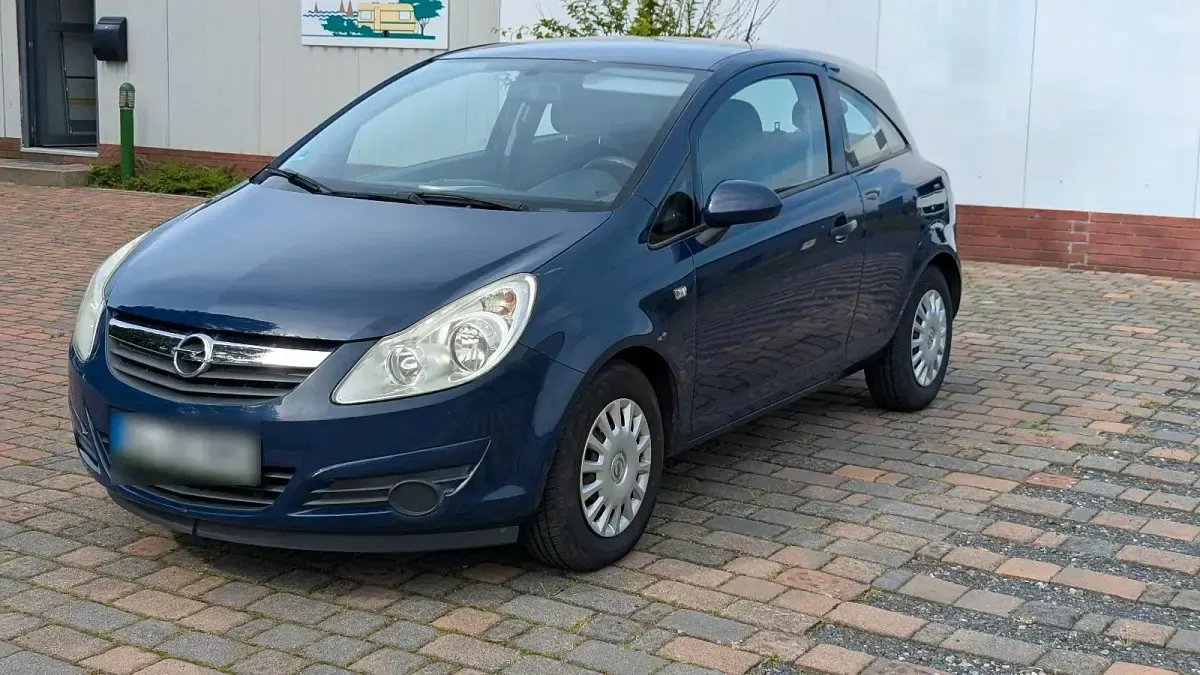 Gebraucht Opel Corsa 60 PS (44 kW) 2009 Blau Kleinwagen