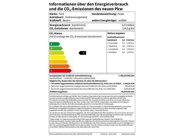 Gebraucht Ford Fiesta Ambiente 125 PS (91 kW) 2024 Schwarz Kleinwagen