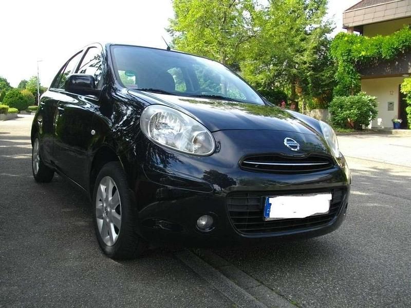 Schwarz Gebraucht 2013 Nissan Micra Kleinwagen | 5.299 € (Fairer Preis) - Bild 1/4