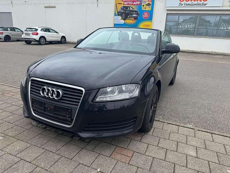 Schwarz Gebraucht 2009 Audi A3 Cabriolet Attraction Cabrio | 8.500 € (Fairer Preis) - Bild 1/4
